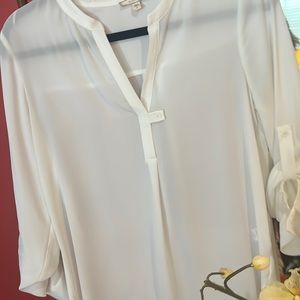 Pleione Cream S Blouse Perfect